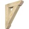 Ekena Millwork Traditional Slat Rough Sawn Bracket, Douglas Fir, 4"W x 20"D x 24"H BKT04X20X24TRA06RDF - alternate 1